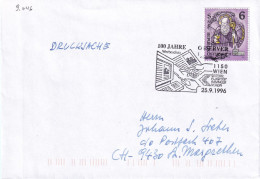 Oesterreich - Wien - Blankoumschlag Mit Sonderstempel "100 Jahre Observer" (9.046) - Macchine Per Obliterare (EMA)