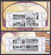 St Vincent Grenadines - SUMMER OLYMPICS ST LOUIS 1904 - Set 1 Of 2 MNH Sheets - Sommer 1904: St-Louis