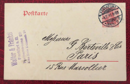 Allemagne, Entier-Carte, Cachet Frankfurt 4.2.1911 - (C225) - Cartes Postales