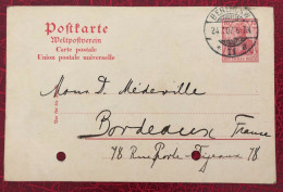 Allemagne, Entier-Carte, Cachet Berlin SW 24.7.1907 - (C232) - Briefkaarten