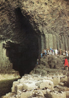 - Fingal's Cave, Staffa, Argyllshire - Photograph By James Weir. - Scan Verso - - Argyllshire