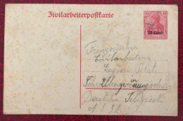 Allemagne, Entier-Carte, Surchargé, Non Voyagé - (C233) - Cartes Postales