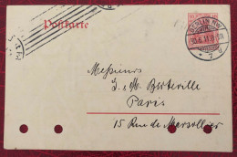 Allemagne, Entier-Carte, Cachet Berlin NW 30.6.1911 - (C236) - Cartes Postales