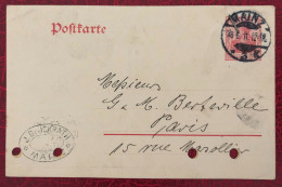 Allemagne, Entier-Carte (agrafe), Cachet Mainz 28.6.1911 - (C237) - Cartes Postales