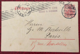 Allemagne, Entier-Carte, Cachet Berlin W 28.4.1911 - (C247) - Briefkaarten