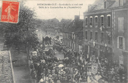 CPA 58 FOURCHAMBAULT / CAVALCADE DU 17 MAI 1908 / DEFILE DE LA CAVALCADE RUE DU 4 SEPTEMBRE - Autres & Non Classés