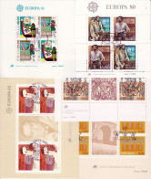 Portugal   Europa Cept Blokken 1980 T.m. 1984 Gestempeld - Colecciones