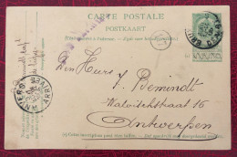 Belgique, Entier-Carte, Cachet Bruxelles 2.8.1905 - (C262) - Autres & Non Classés