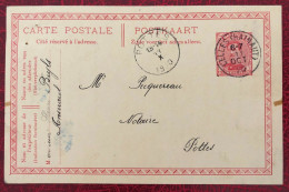 Belgique, Entier-Carte, Cachet Celles 11.10.1920 - (C267) - Autres & Non Classés