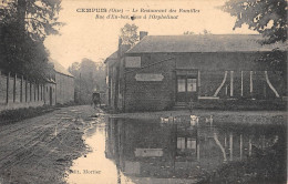 CPA 60 CEMPUIS / LE RESTAURANT DES FAMILLES / RUE D'EN BAS FACE A L'ORPHELINAT / Cliché Rare - Other & Unclassified