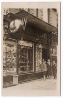 Devanture De Tabac. Carte Photo Animée Non Située - Magasins