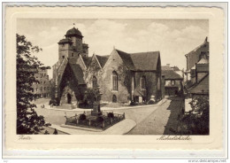 ZEITZ - Michaeliskirche,  1942,   Felpost, FM - Zeitz