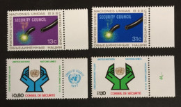 1977 - United Nations UNO UN - Security Council - 4 Stamps Unused - Ungebraucht