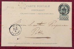 Belgique, Entier-Carte, Cachet Tournai 5.1.1897 - (C284) - Sonstige & Ohne Zuordnung