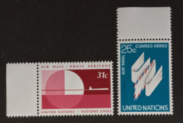 1977 - United Nations UNO UN - Air Mail - Plane - Unused - Neufs