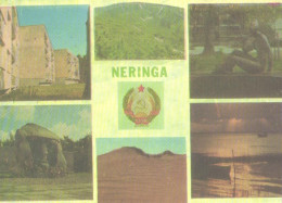 Delcampe - Lithuania:Neringa Views, Dunes, A Fountain At Nida, Monument, Lagoon, 1974 - Litauen