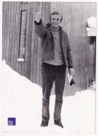 Jean-Pierre Augert - Photo Presse Dalmas 13x18cm 1968 Ski Sports D'hiver La Toussuire Jeux Olympiques JO Grenoble C13-1 - Deportes
