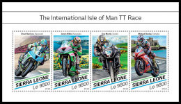 SIERRA LEONE 2018 MNH** Isle Of Man TT Race Motorcycles Motorräder Motos M/S - OFFICIAL ISSUE - DH1829 - Moto