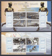 Antigua & Barbuda - SUMMER OLYMPICS HELSINKI 1952 - Set 1 Of 2 MNH Sheets - Verano 1952: Helsinki
