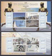 Antigua & Barbuda - SUMMER OLYMPICS HELSINKI 1952 - Set 2 Of 2 MNH Sheets - Summer 1952: Helsinki