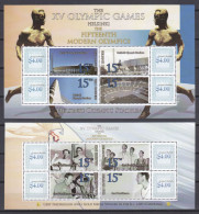 Antigua & Barbuda - SUMMER OLYMPICS HELSINKI 1952 - Set 2 Of 2 MNH Sheets - Ete 1952: Helsinki