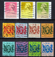 ⁕ HONG KONG 1982 - 1987 ⁕ QEII Collection ⁕ 11v Used - Gebraucht