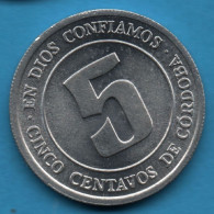 NICARAGUA 5 CENTAVOS 1974 KM# 28 FAO PRODUZCAMOS MAS ALIMENTOS - Nicaragua