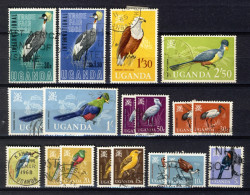 Uganda 1965, Birds Vogel Oiseau Pájaro (o), Used - Kenya, Uganda & Tanganyika