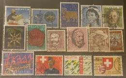 Restantje Zegels Zwitserland - Collections