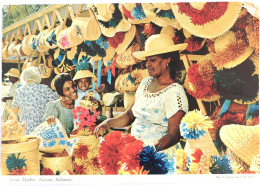 Carte Postale : BAHAMAS : Straw Market, Nassau, Stamp In 1980 - Bahamas