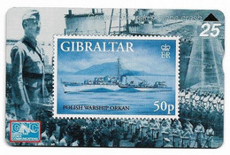 Gibraltar, GNC Phone Card, Mint Condition, No Value, Collectors Item, # Gibraltar-19 - Gibraltar