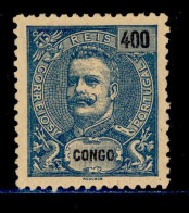 ! ! Congo - 1903 D. Carlos 400 R - Af. 53 - MH - Congo Portuguesa