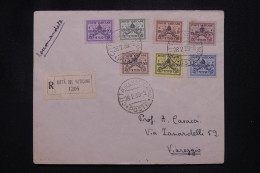 VATICAN - Enveloppe En Recommandé Pour Viareggio En 1939 - L 147441 - Storia Postale
