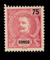 ! ! Congo - 1898 D. Carlos 75 R - Af. 21 - No Gum - Portugiesisch-Kongo