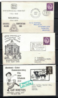 3 ENVELOPPES SOUVENIRS AYANT VOYAGE, 1965/66/68, GRANDE BRETAGNE - Autres & Non Classés