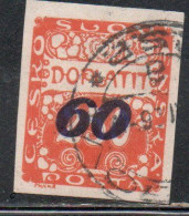 CZECH CECA CZECHOSLOVAKIA CESKA CECOSLOVACCHIA 1925 POSTAGE DUE  DOPLATIT SURCHARGED 60 On 250h USED - Postage Due