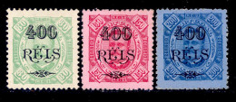 ! ! Congo - 1902 King Carlos OVP 400 R - Af. 38 To 40 - MH - Portugiesisch-Kongo