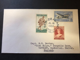NZ FDC Stamp Exhibition 18/7/1955 - FDC
