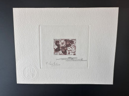 Monaco 1983 YT 78 (préoblitéré) Epreuve D'artiste Proof Printemps Les Quatre Saisons Du Pommier Arbre Tree Baum - Préoblitérés