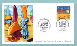 FDC France 2010 - 150 Ans De La Fondation De Deauville - YT 4452 - 14 Deauville - 2010-2019