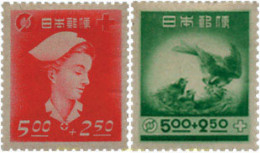 578793 HINGED JAPON 1948 PRO CRUZ ROJA - Unused Stamps