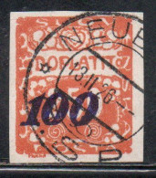 CZECH CECA CZECHOSLOVAKIA CESKA CECOSLOVACCHIA 1925 POSTAGE DUE  DOPLATIT SURCHARGED 100 On 250h USED - Postage Due