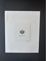 Monaco 1993 YT 1887 Epreuve D'artiste Proof ONU UN UNO Vereinte Nationen United Nations Unies BF 62 Armoiries Grimaldi - Nuevos