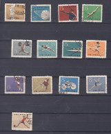 Chine 1959 Rencontre Sportive à Pékin, 13 Timbres . Voir Scan Recto Verso  - Used Stamps