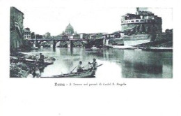 Italy ** & Postal, Roma, Tevere Nei Pressi Di Castel S Angelo (3882) - Castel Sant'Angelo