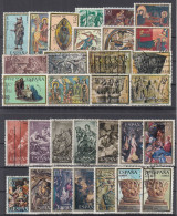 ⁕ SPAIN 1960 - 1979 ESPANA ⁕ Christmas ⁕ 31v Used - See Scan - Collections