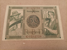 Billete De Alemania De 50 Mark, Año 1920, UNC - A Identifier