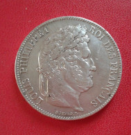 FRANCE  5 Francs Louis Philippe 1842 B Rouen  Argent - 5 Francs