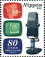 91126 MNH JAPON 2001 50 ANIVERSARIO DEL SERVICIO DE RADIODIFUSION Y TELEVISION CIVIL - Ongebruikt