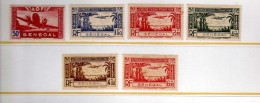 Senegal - (1935-42) - P A  Avion - Paysages - Neufs* - MH - Poste Aérienne